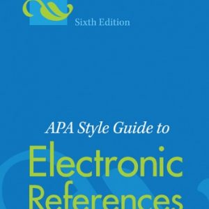 Publication Manual of the American Psychological Association 6th Edition [PDF] Ebook
